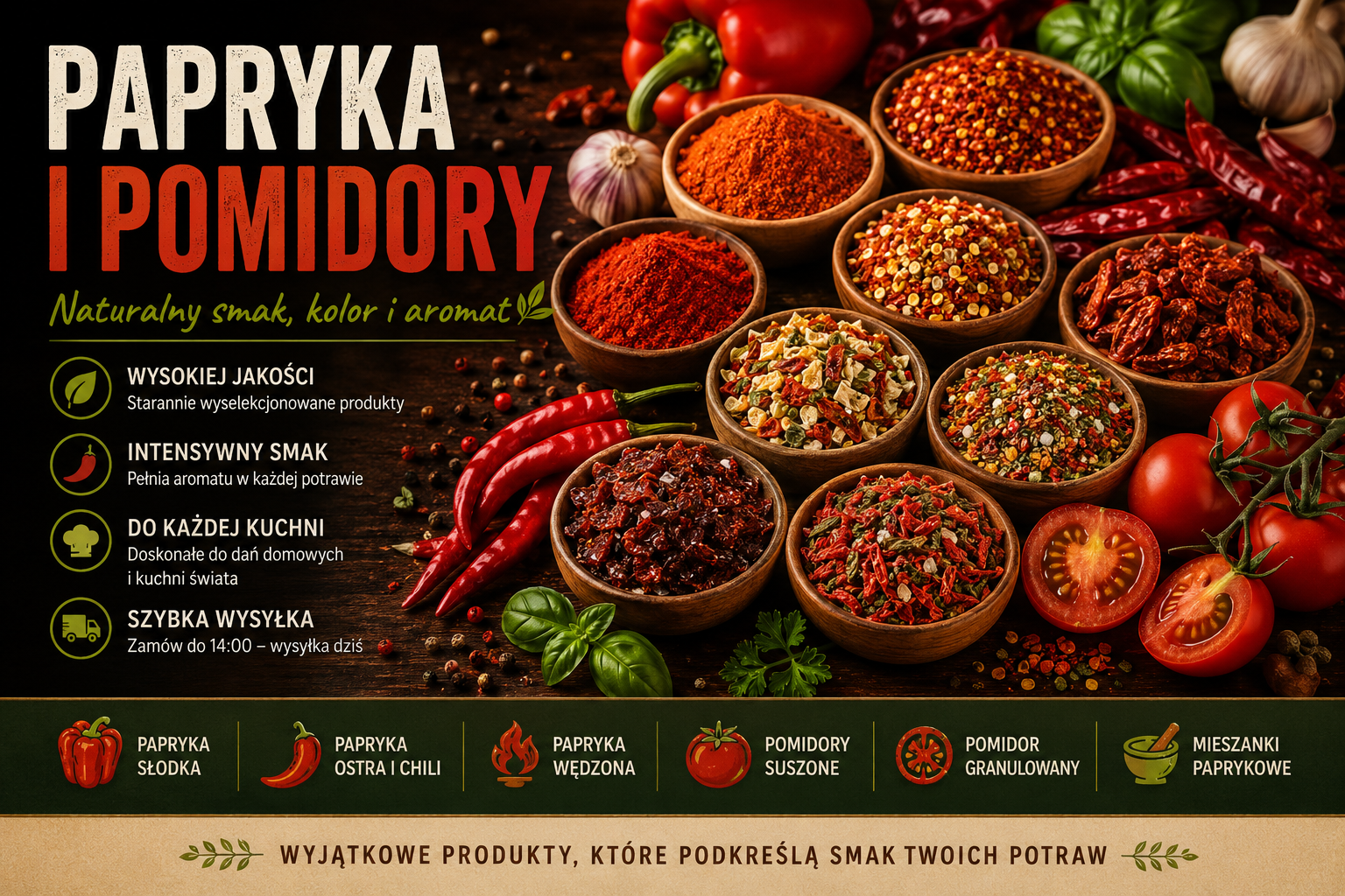 Pomidory i papryka